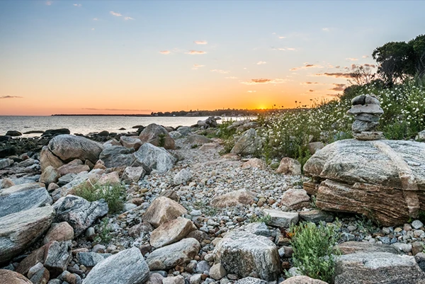 Image of beach at Fairfield county, CT