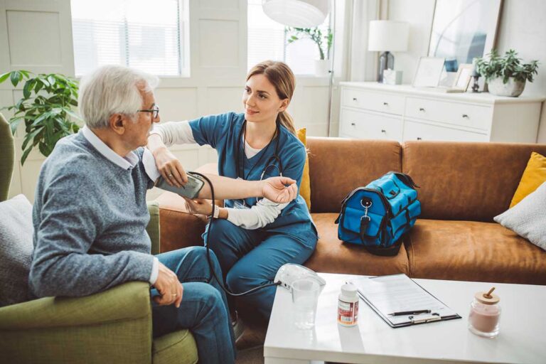 Home care and home health care support for older adults living independently at home